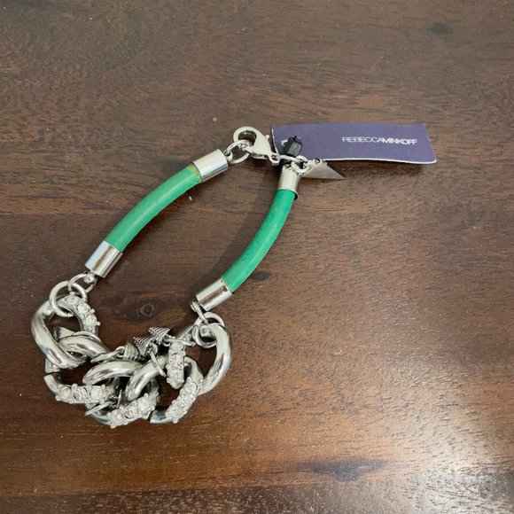 Rebecca Minkoff Jewelry - REBECCA MINKOFF Chain Link Cone Charm Bracelet